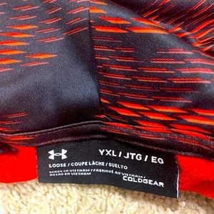 Red YXL Under Armour Hoodie